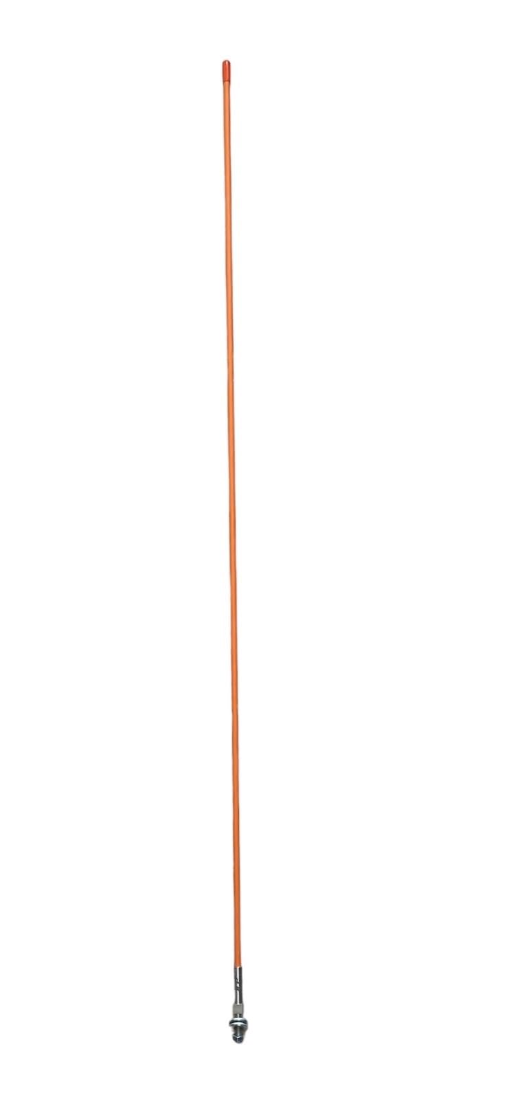JLP 3.5' Foot Tall 1/4" Individual Heavy Duty Snow Plow Marker with Billet Mount for Guides Edge Markers Clearing Poles Re-usable, Orange