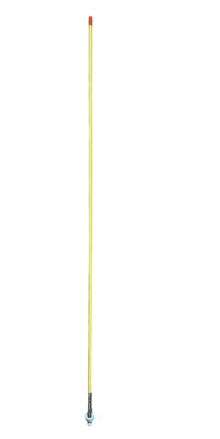 JLP 3.5' Foot Tall 1/4" Individual Heavy Duty Snow Plow Marker with Billet Mount for Elite Snow Dogg Warn Vestil Tarter Fisher Moose Meyer, Yellow