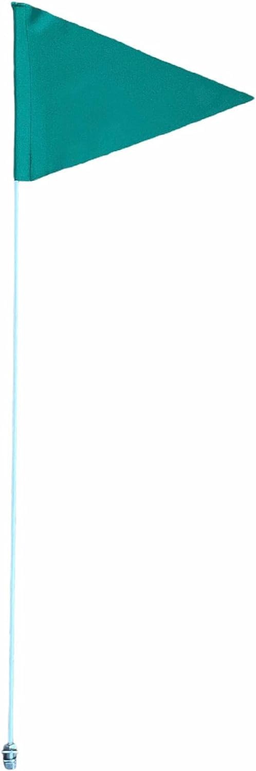 JLP 7' Foot Tall 5/16 Heavy Duty Flag Whip LTZ400 LTR450 LTZ50 LTZ90 Flag Ozark Whip Can-am Teal Blue, white