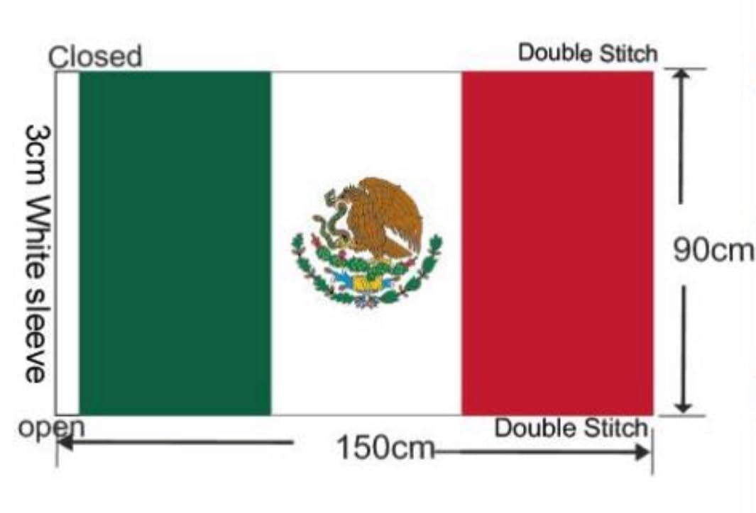 Bandera tipo látigo de 6 pies para Silverado, Sierra, Raptor, Tacoma, Tundra, México flexible