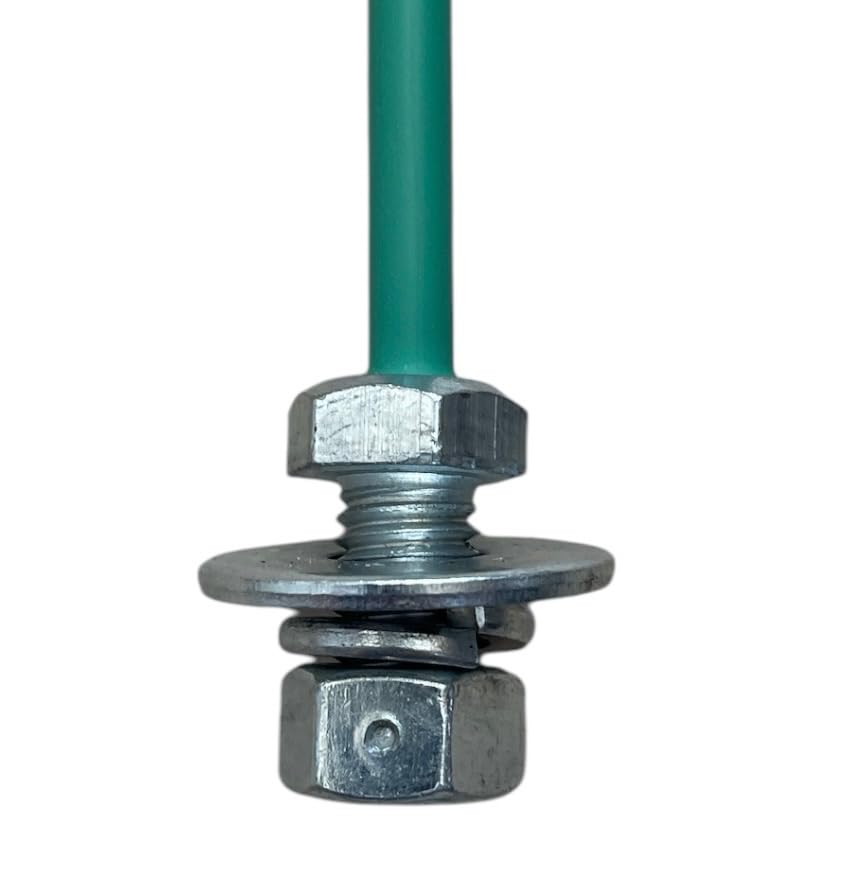 Marcador de quitanieves de 3,5 pies, juego individual de guías verdes, marcadores de borde, postes de limpieza, reutilizable