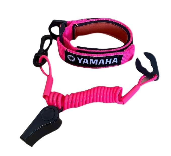 JLP Yamaha Superjet SJ Waverunner GP XL VX VXR Raider LX SHO Replacement Lanyard & Whistle Wrist Band Pink