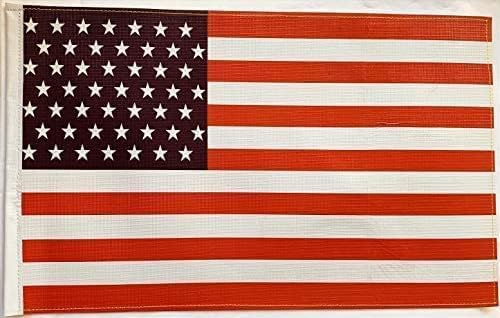 Látigo de bandera resistente de 7 pies de alto y 5/16 pulgadas JLP Can Am Maverick X3 Polaris RZR Látigo para ATV de 6 pies Glamis Bandera resistente de EE. UU., blanco