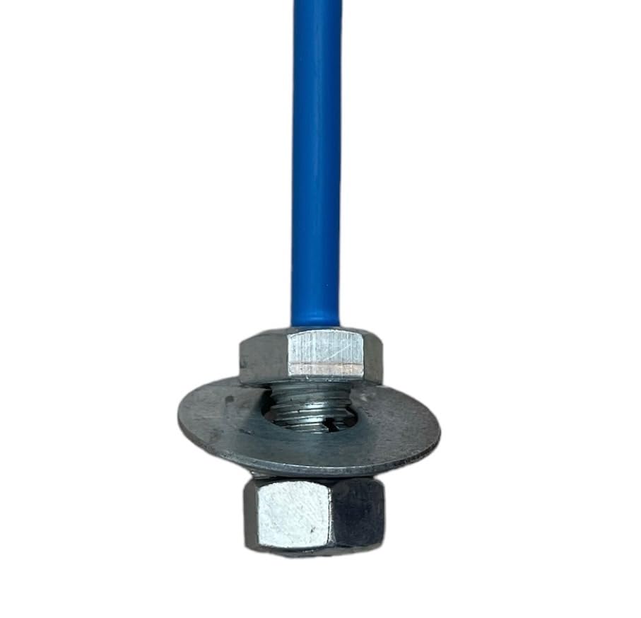 JLP 3.5' Snow Plow Marker Blue Set Guides Edge Markers Clearing Poles Re-usable, Red