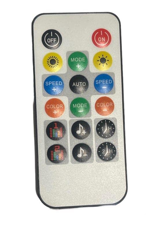 2 piezas de luces LED tipo látigo de 6 pies, base de liberación rápida para mástil de bandera y antena para ATV UTV RGB