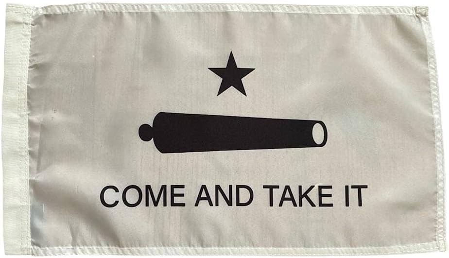 JLP 7' Foot Tall 5/16 Heavy Duty Flag Maverick X3 Polaris Tundra Dunes ATV Whip Flag Glamis Can-am Come and Take It, white