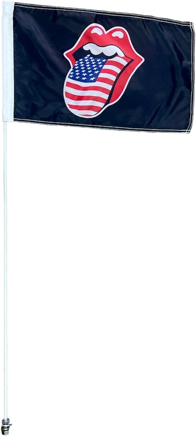 Látigo de bandera resistente de 7 pies de alto y 5/16 pulgadas para Raptor TRX KFZ LTZ Banshee YFZ RZR, bandera flexible Glamis Dune Can-am Stones