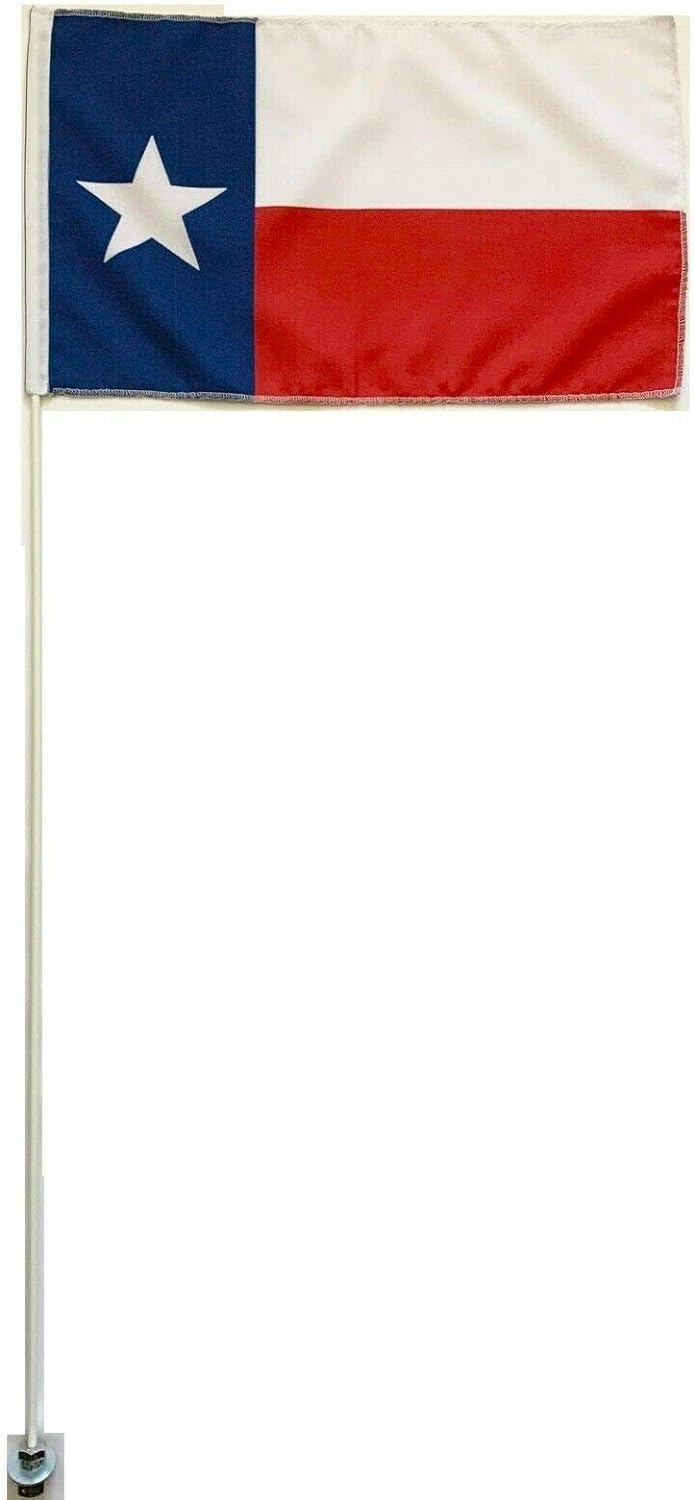 Látigo de bandera resistente de 7 pies de alto y 5/16 pulgadas, JLP, para Silverado, Sierra, Raptor, Tacoma, Tundra, ATV, flexible, Can-am Texas, blanco