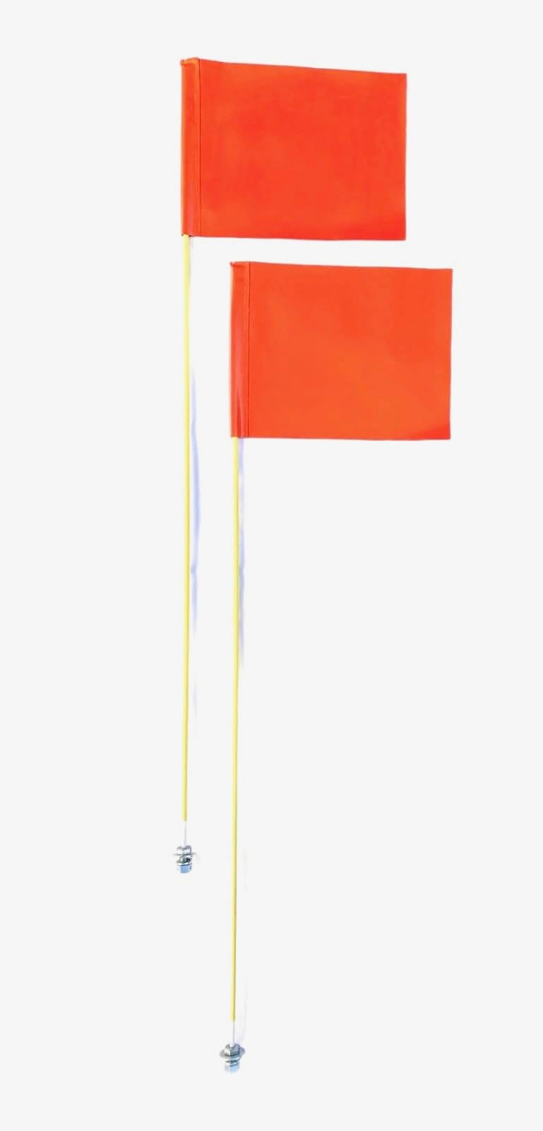 JLP 3.5' Snow Plow Marker & Flags Red Set Polaris Ranger RZR Kawasaki Mule Teryx