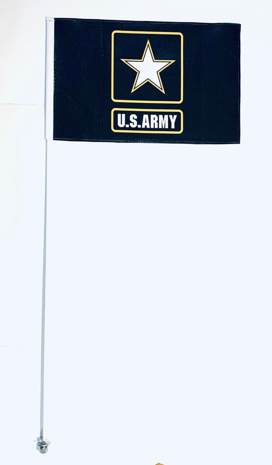 Bandera tipo látigo para vehículos todo terreno, resistente, de 7 pies de alto, 5/16 pulgadas, JLP, para Silverado, Sierra, Raptor, Tacoma, Tundra, Can-am Army, color blanco