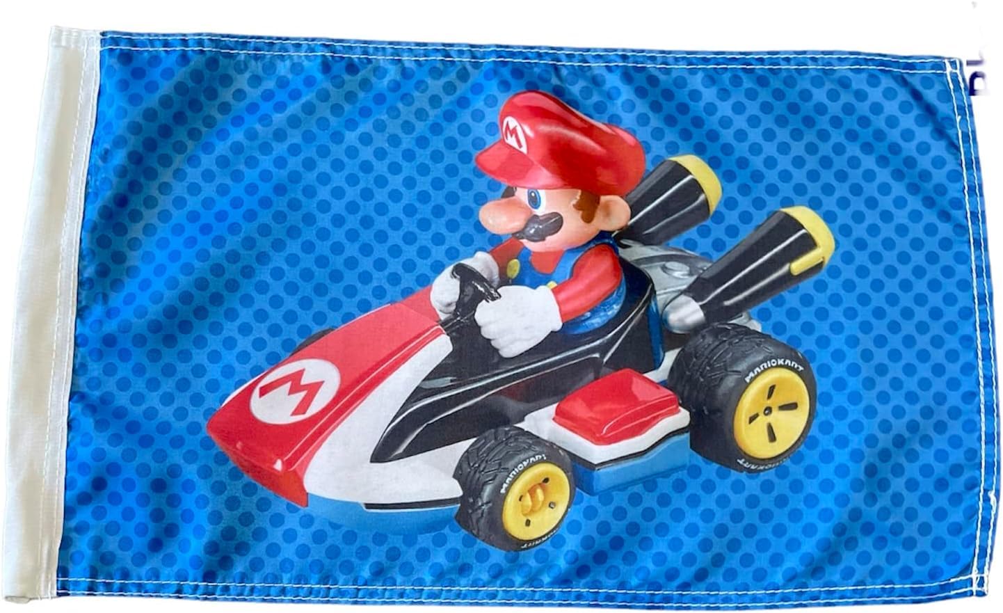 JLP 7' Foot Tall 5/16 Heavy Duty Flag Whip LTZ400 LTR450 LTZ50 LTZ90 Flag Ozark Whip Can-am Mario Cart, white