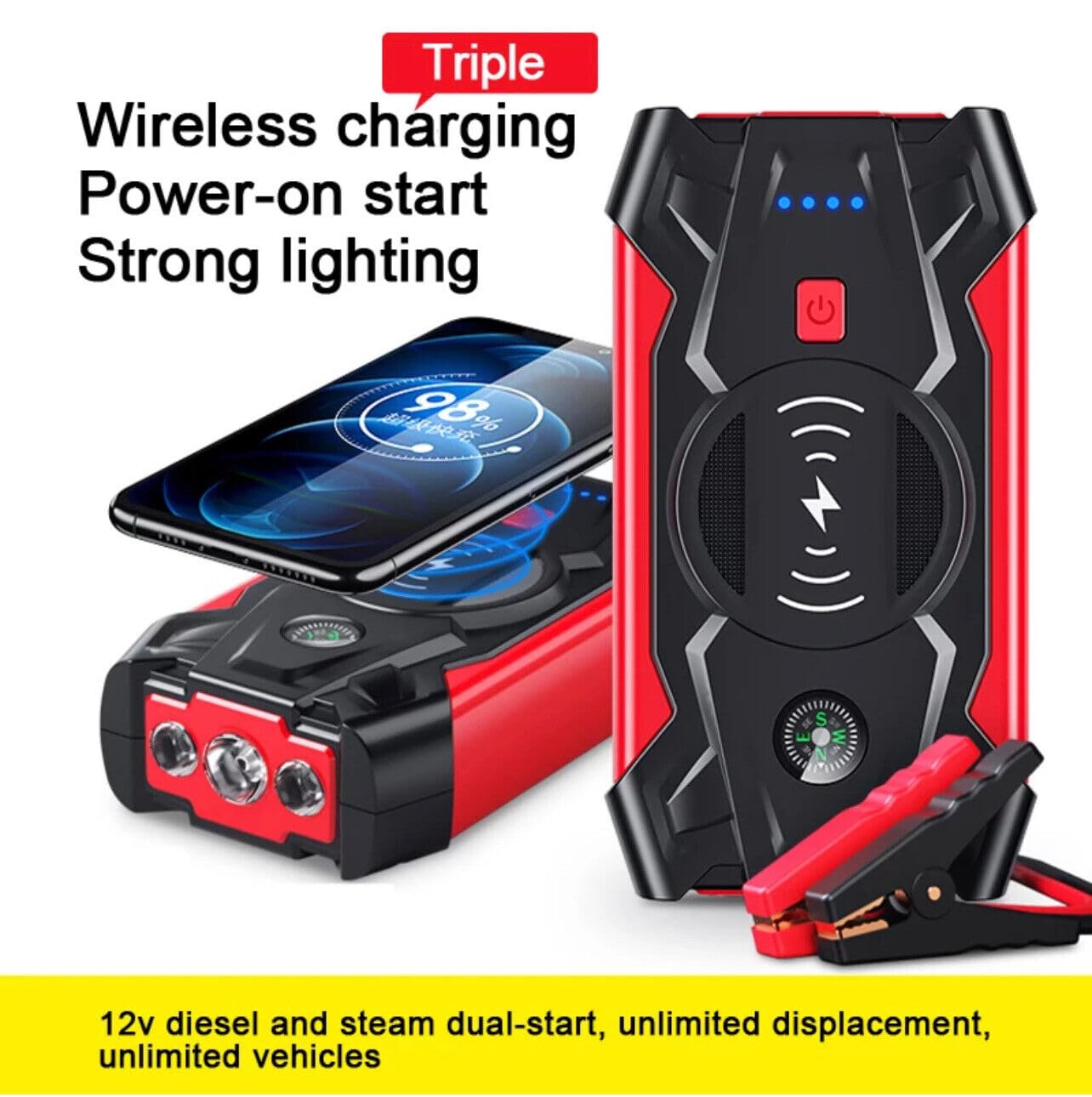Nissan Xterra Titan Hard Body Jump Starter Phone Charger Compass Air Compressor