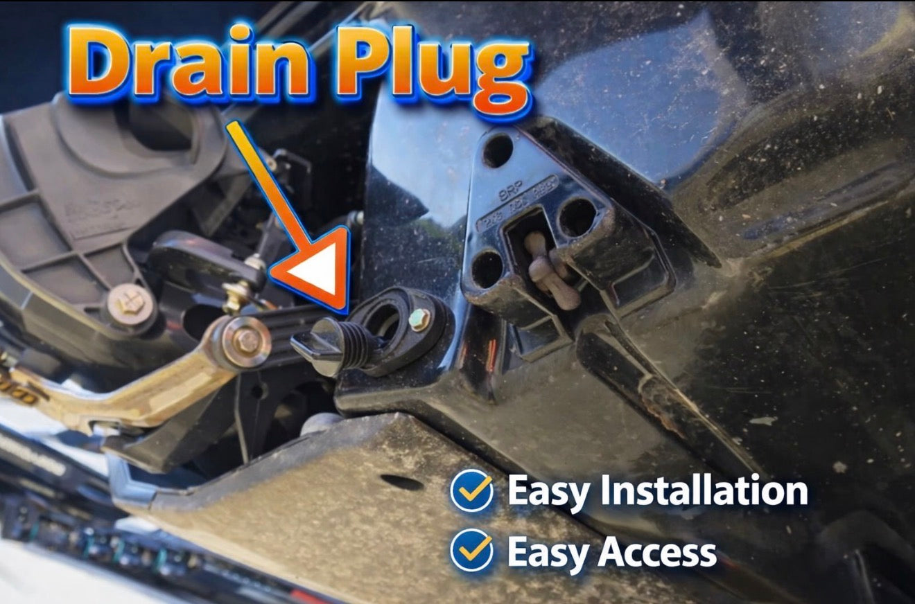 JLP Drain Plug Vacate Valve System Aluminum Yamaha SuperJet GP GPR XV VXR XL XLT Blue