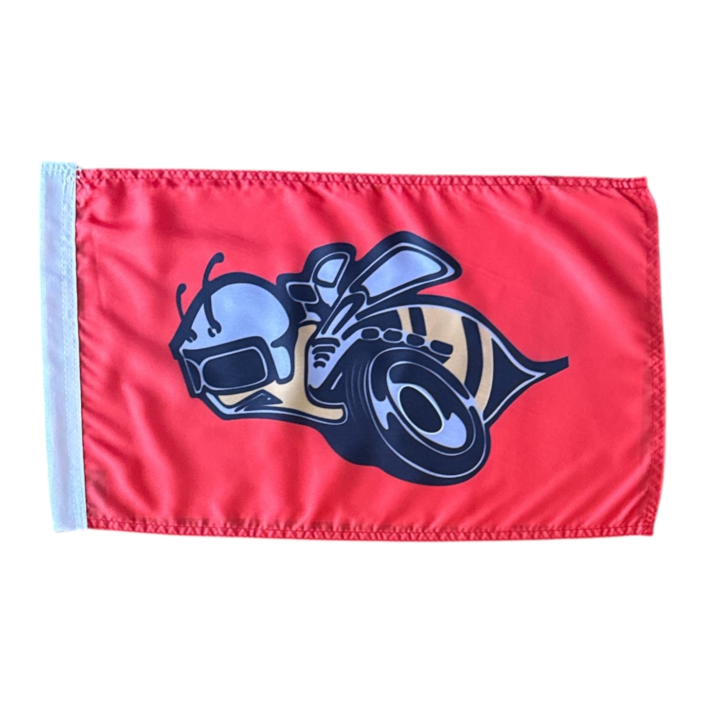 JLP 3.5 t Tall 1/4 In Ple 12x19 Flag ATV Whip Flag Glamis Bumble Bee Super Bee