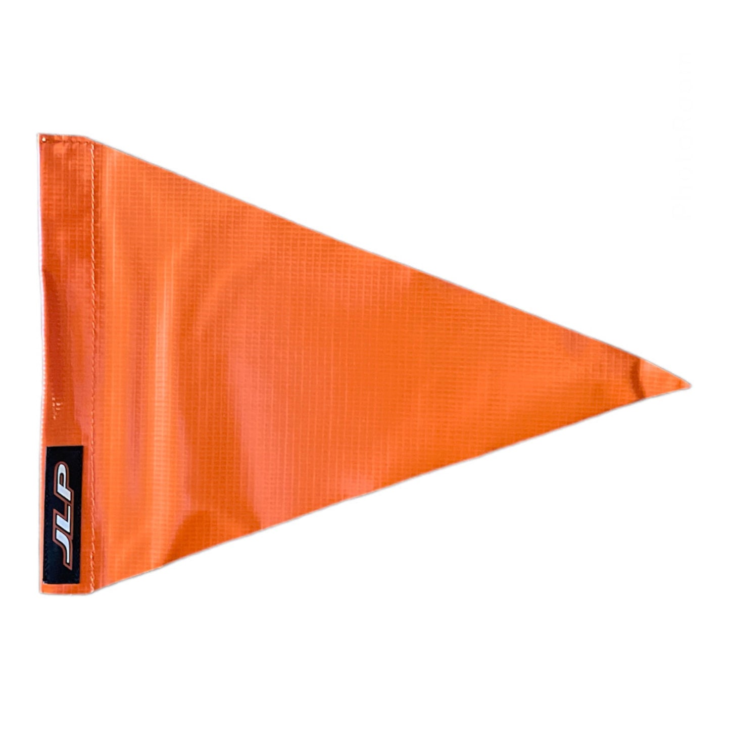 JLP Flexible 2 Part 7 Ft Tall 1/4 In pole Wind Resistant Nylon Triangle Fluorescent Orange 15x10 In Flag