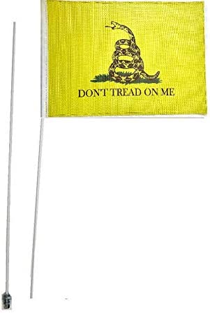 JLP Can Am Maverick X3 Polaris RZR Yamaha YXZ1000 2 Part 7' Whip Gadsden Duty Flag