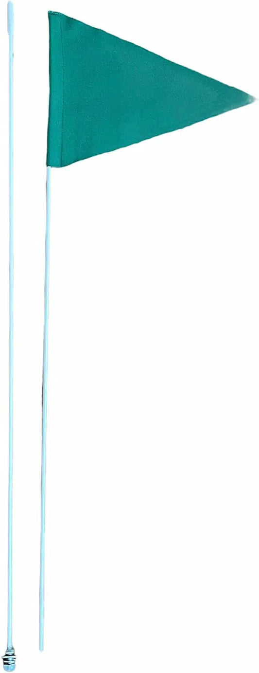 Silverado Sierra Raptor Tundra Flexible 2 Part 7' Whip Flag Can-am RZR Teal Blue