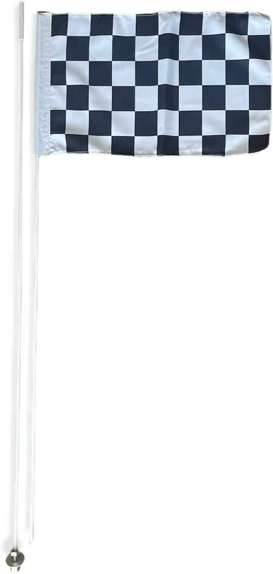 Bandera tipo látigo de 7 pies para Can Am Maverick X3 Polaris RZR Yamaha YXZ1000, 2 piezas