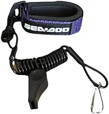 Sea-Doo GTX GTI GSX GS XP SPX SPI RXP RXT RXPX Replacement Lanyard & Whistle Wrist Band Purple