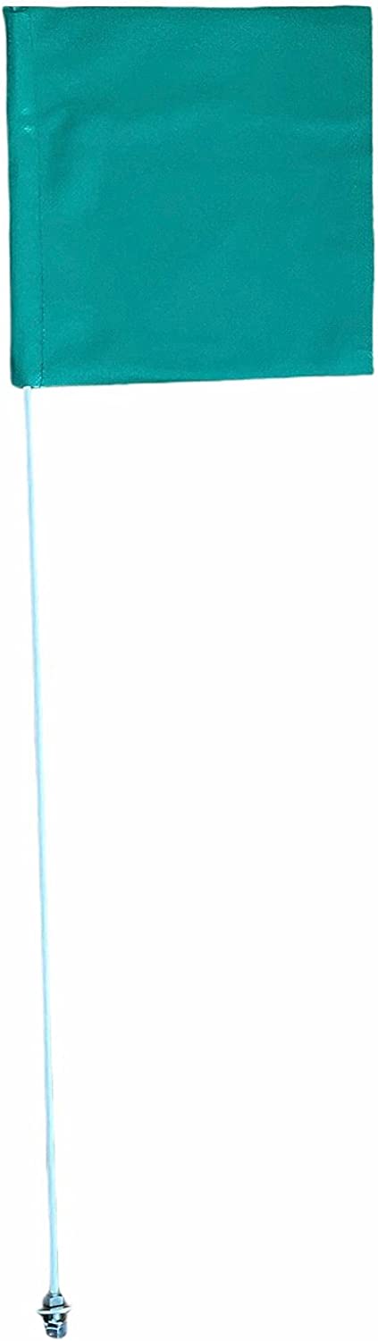 Wildcat Rhino Big Red Mule 3.5' ATV Whip Flag Glamis Can-am RZR Teal Blue