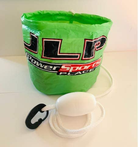 Bolsa para moto de agua Sea-Doo Waverunner PWC y botes pequeños más resistente, ancla verde