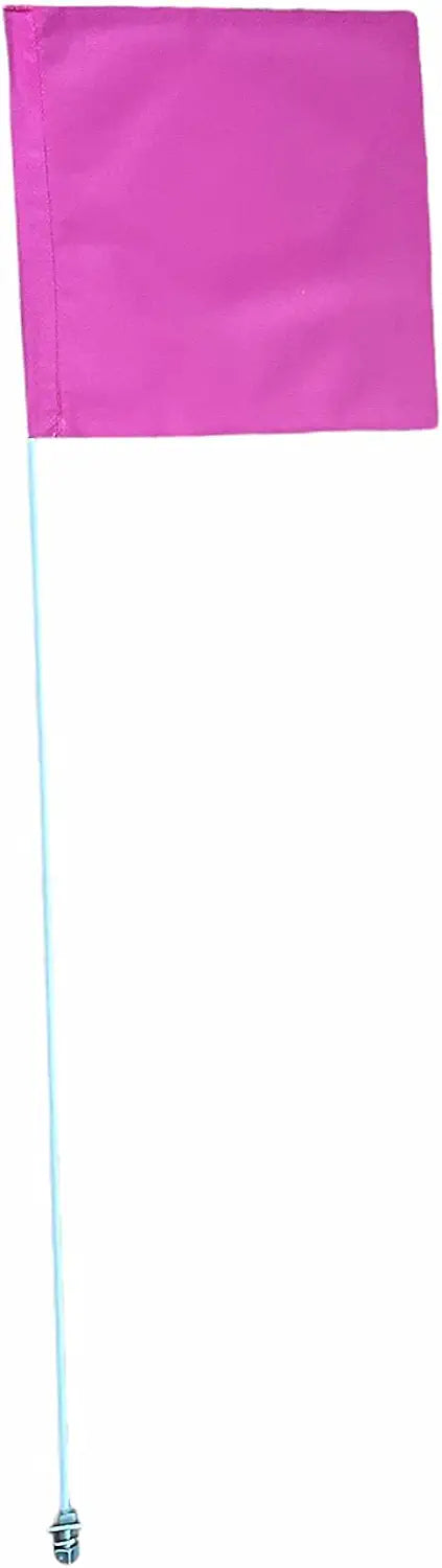 Wildcat Rhino Big Red Mule 3.5' ATV Whip Flag Glamis Can-am RZR fuchsia Purple