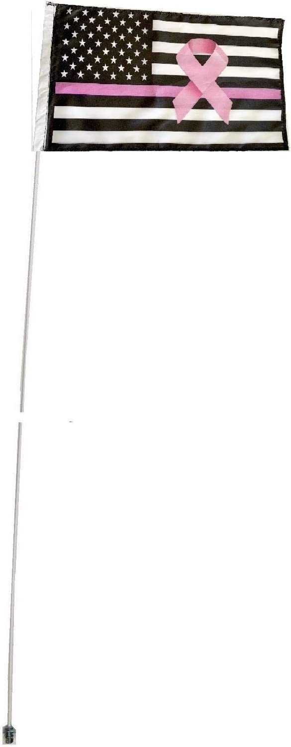 Breast Cancer Awareness Maverick X3 Polaris Flexible 6' Whip Flag Glamis Dunes