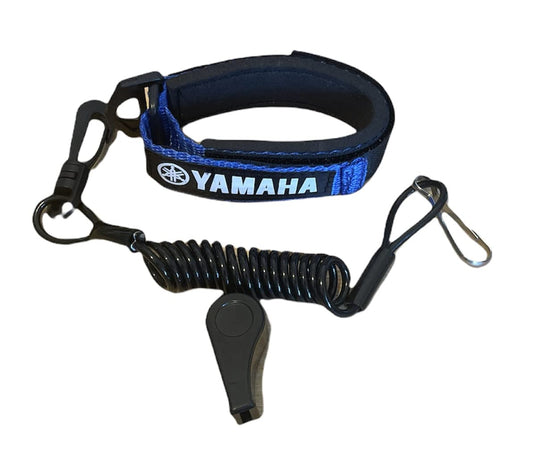 Correa de muñeca de repuesto y silbato para Yamaha VX FX SHO SVHO V1 Cruiser Sport VXR VXS SJ Superjet, color azul