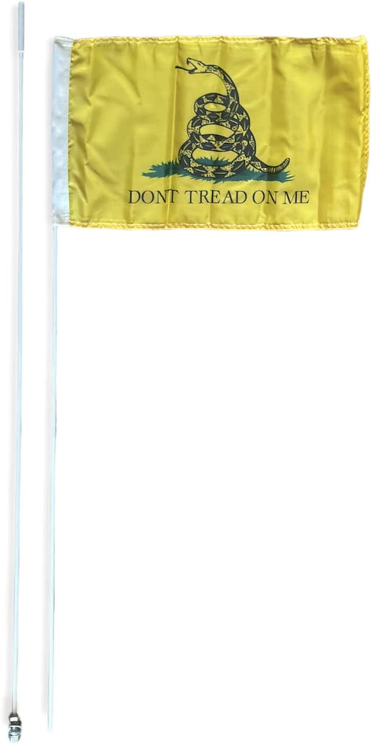 Bandera tipo látigo de 7 pies para Can Am Maverick X3 Polaris RZR Yamaha YXZ1000, 2 piezas