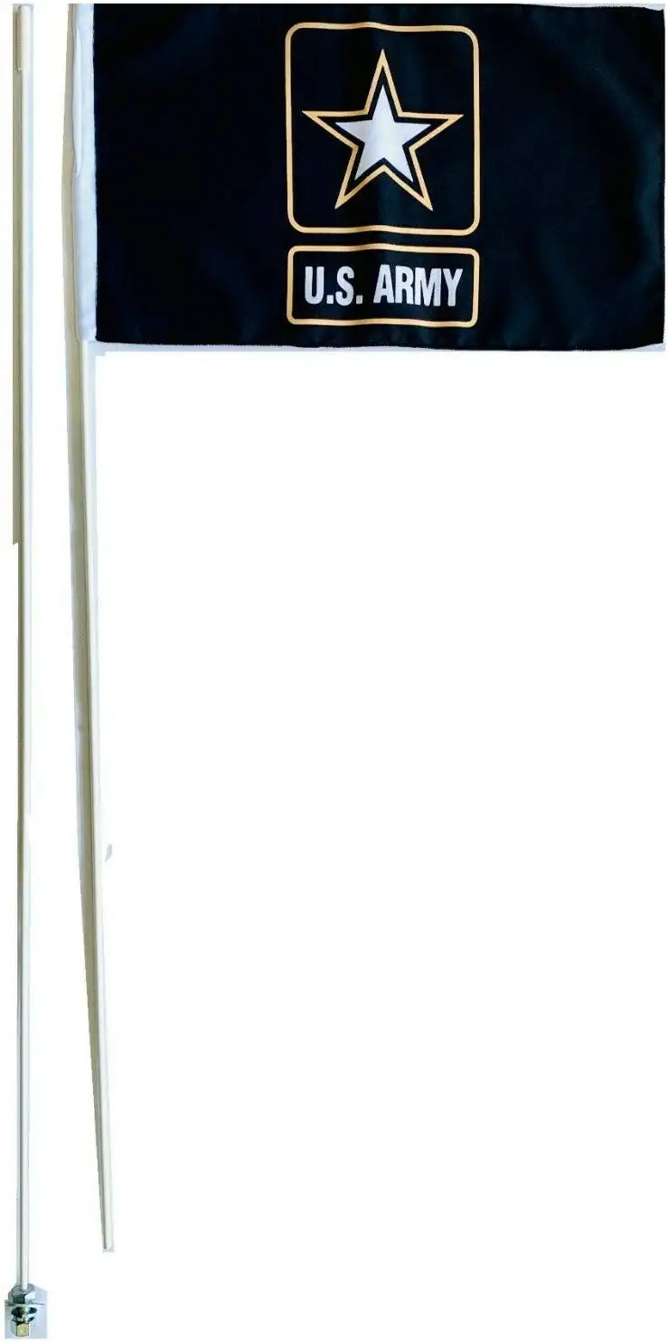 JLP Silverado Sierra Raptor Tundra Flexible 2 Part 7' Whip Flag Can-am Army