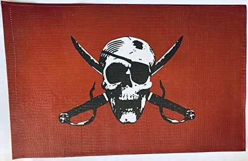 JLP Pirate Can Am Maverick X3 Polaris RZR 3.5' ATV Whip Flag Glamis Heavy Duty Flag