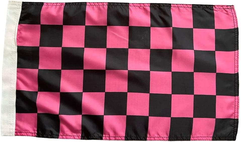 Yamaha Raptor Warrior YFZ450 Blaster 6' ATV Whip Flag Can-am Pink Checkers