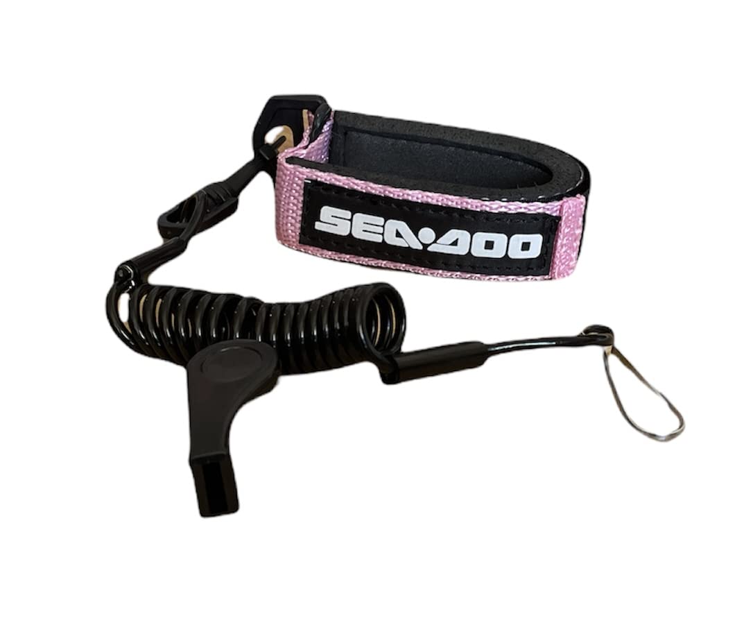 SSkidoo Ski-Doo Renegade MXZ Summit GSX Freeride Expedition Replacement Lanyard & Whistle Wrist Band Pink