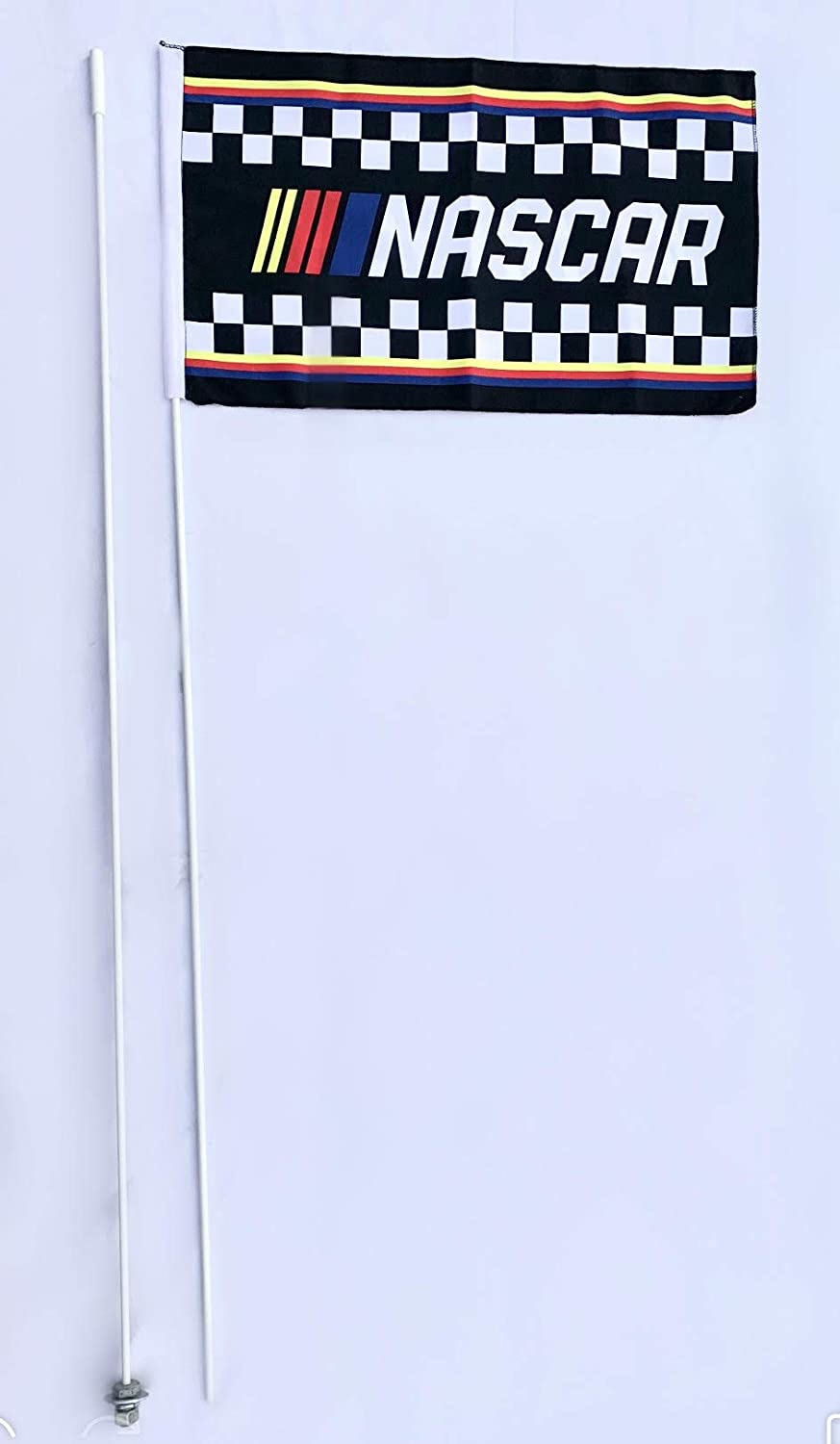 Bandera tipo látigo de 7 pies con diseño de JLP Can Am Maverick X3 Polaris RZR Yamaha YXZ1000 en 2 partes