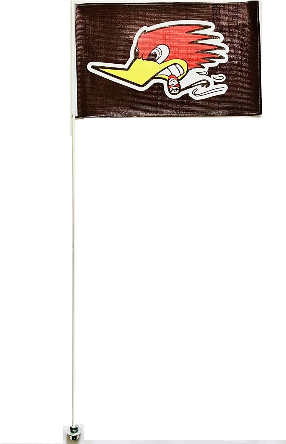 JLP Polaris Maverick X3 3.5' ATV Whip Flag Glamis Wild Woody Woodpecker Heavy Duty Flag