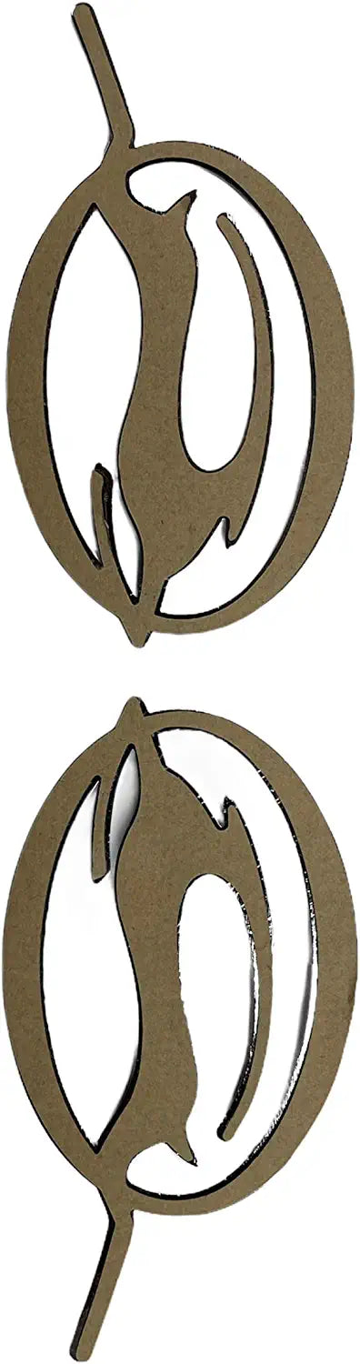 94-96 Impala SS Original Long Leg Driver+Passenger Side Sail Panel Impala Emblem NOS GM