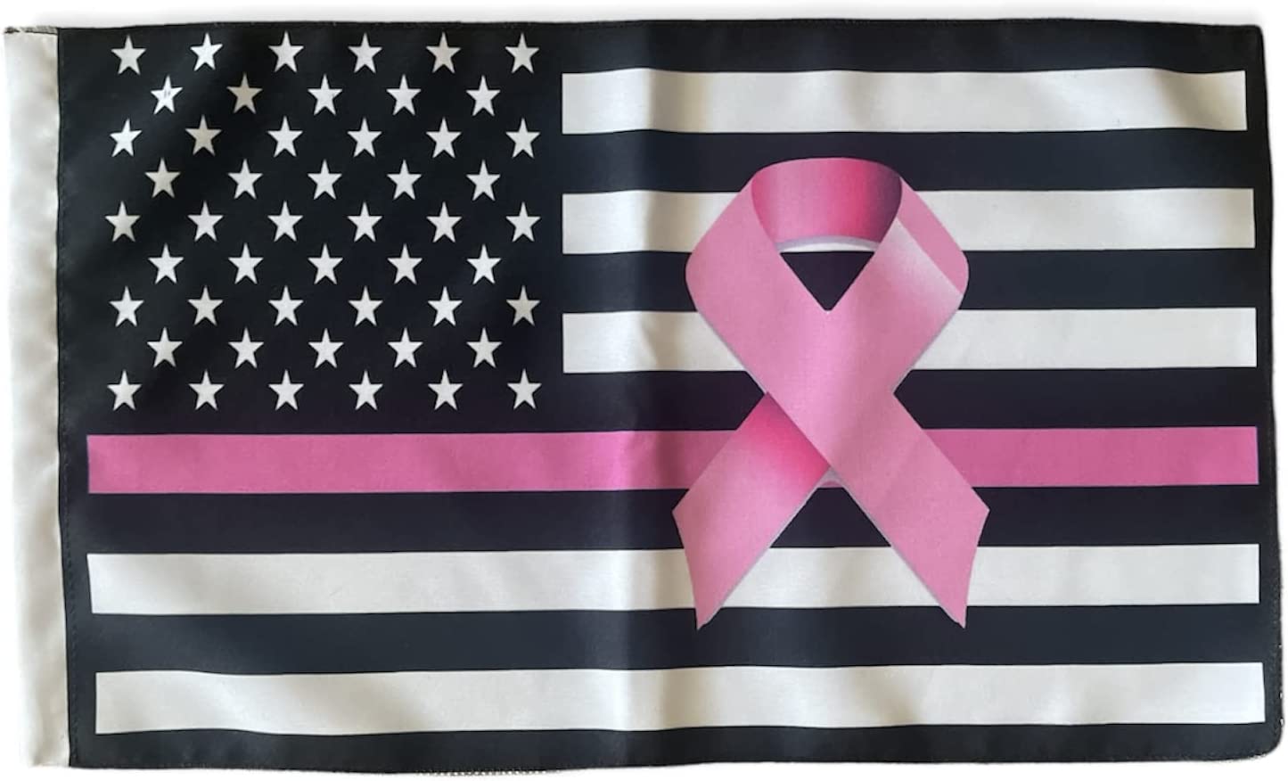 Bandera tipo látigo para ATV de 3,5 pies con diseño de American Raptor Warrior Banshee Blaster YFZ450 para concientización sobre el cáncer de mama. Bandera tipo látigo para ATV de 3,5 pies con diseño de American Raptor Warrior Banshee Blaster…