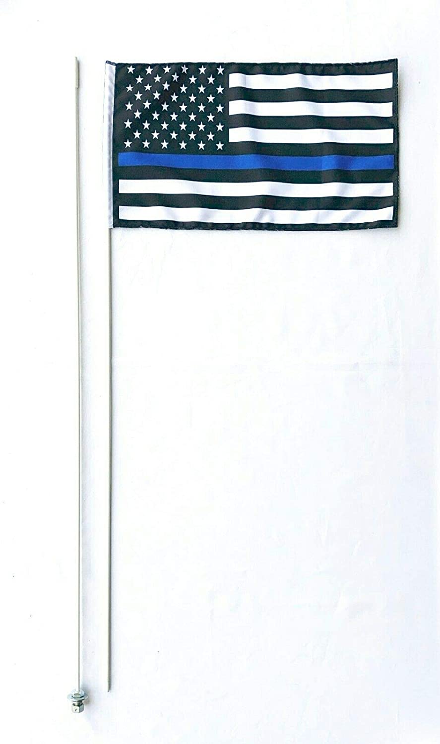 JLP Wildcat Razr Teryx Rhino Big Red Mule 2 Part 7' Whip Flag Blue LINE