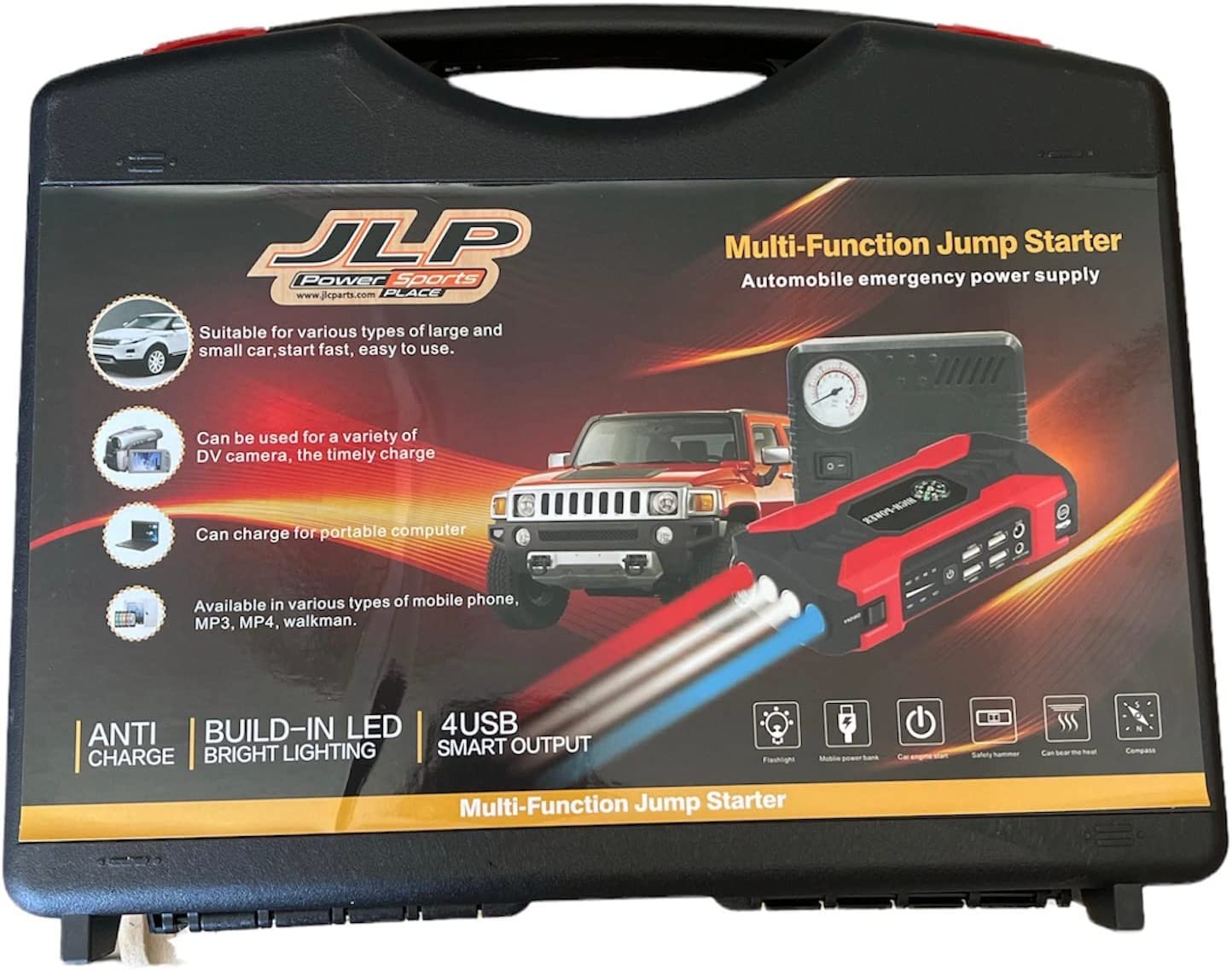Can Am Maverick X3 SXS Jump Starter Phone Charger Compass Air Compressor