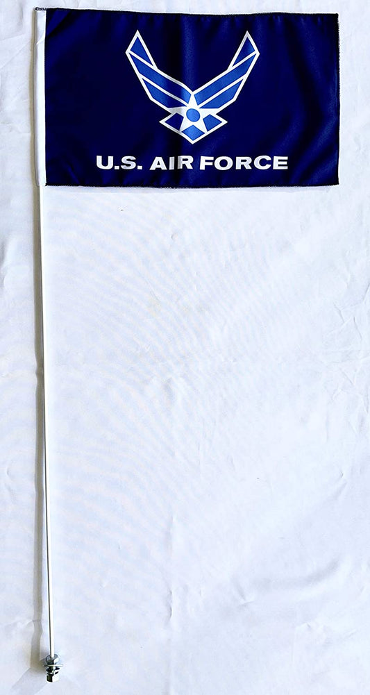 Bandera flexible de 6 pies Canam Can Am Maverick X3 Polaris Rzr Glamis Dunes Air Force