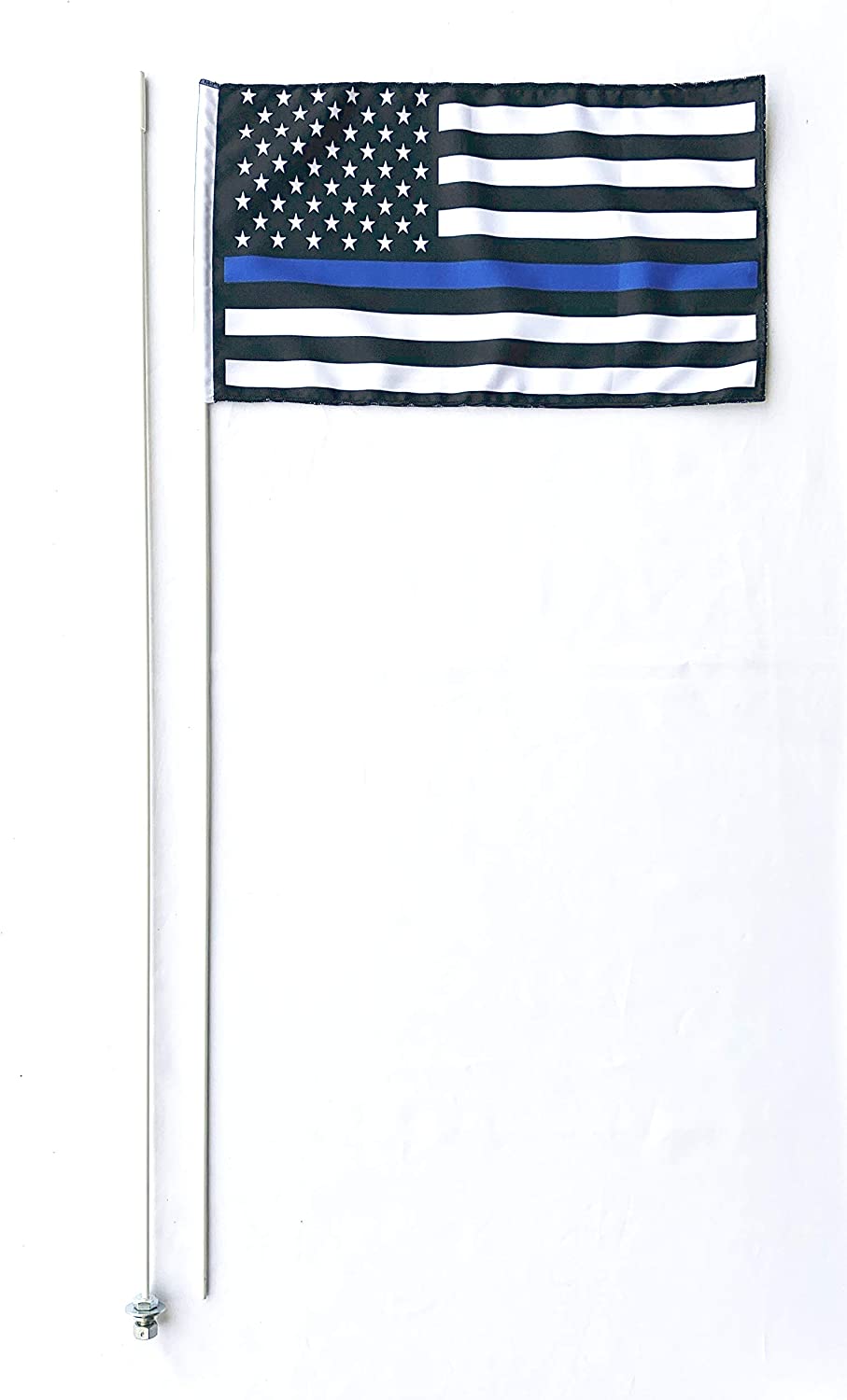 Bandera de Glamis Dune con látigo de 7 pies de la policía estadounidense Raptor Tacoma Tundra 2 de JLP