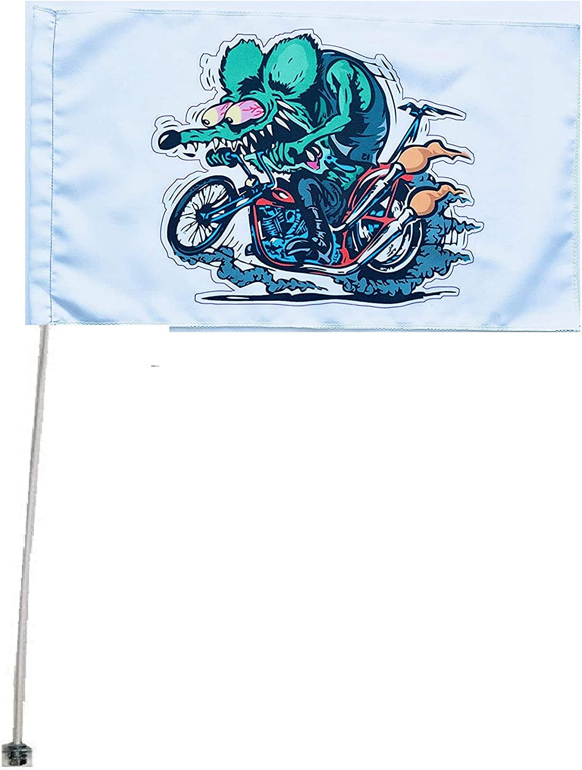 JLP LTZ400 LTR450 LTZ50 LTZ90 King Quad LT80 Quadsport Ozark 3.5' Whip Rat Fink
