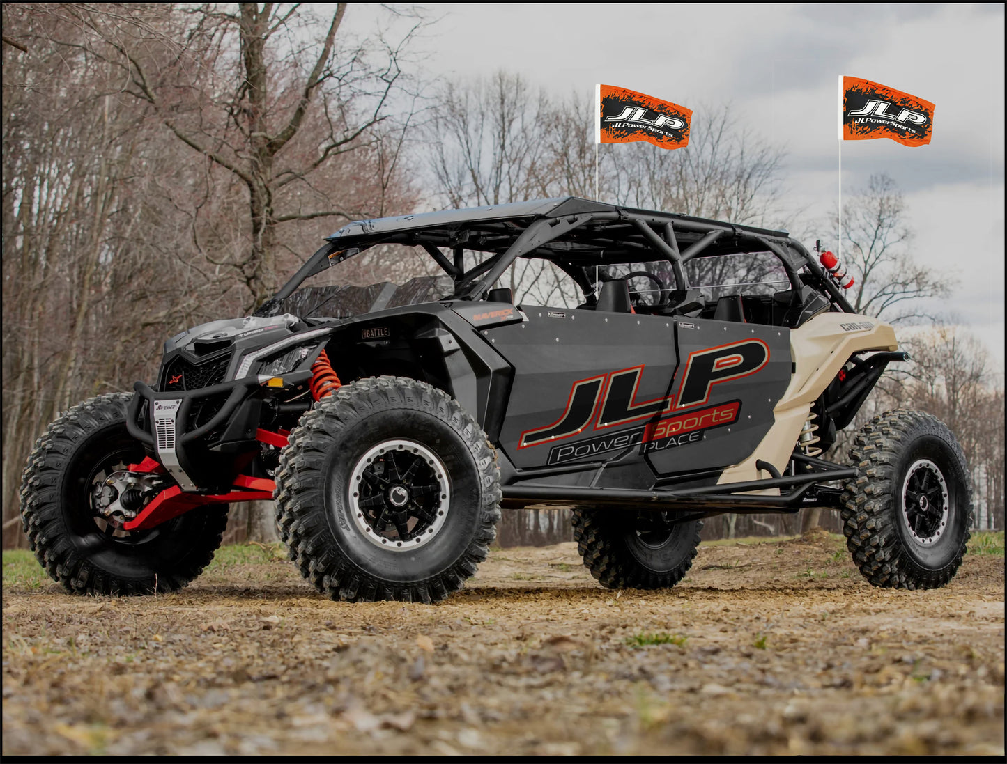 Bandera tipo látigo para vehículos todo terreno JLP Silverado Sierra Raptor Tacoma Tundra RZR flexible de 6 pies Can-am Super Man, color blanco