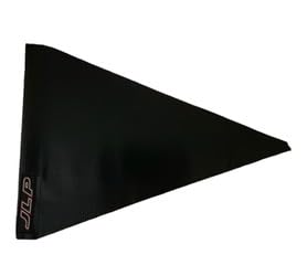 Bandera tipo látigo JLP de 7 pies de alto, 5/16 pulgadas, resistente, para vehículos todo terreno, Maverick X3, Polaris, Tundra, Dunes, Glamis, Can-am, color negro y blanco