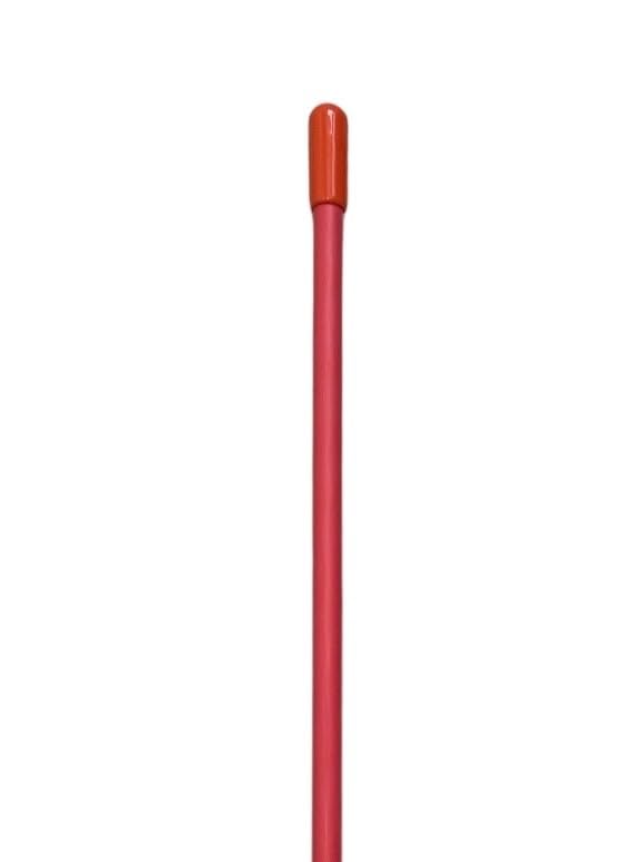 Marcador para quitanieves individual resistente de 1,83 m de alto y 1/4" de JLP con soporte de palanquilla para Elite Snow Dogg Warn Vestil Tarter Fisher Moose Meyer Red