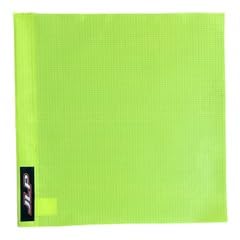 Bandera resistente JLP de 7 pies de alto y 5/16 pulgadas para Yamaha Raptor Warrior YFZ450 Blaster ATV Whip Can-am Safety Neon Yellow Square, blanca