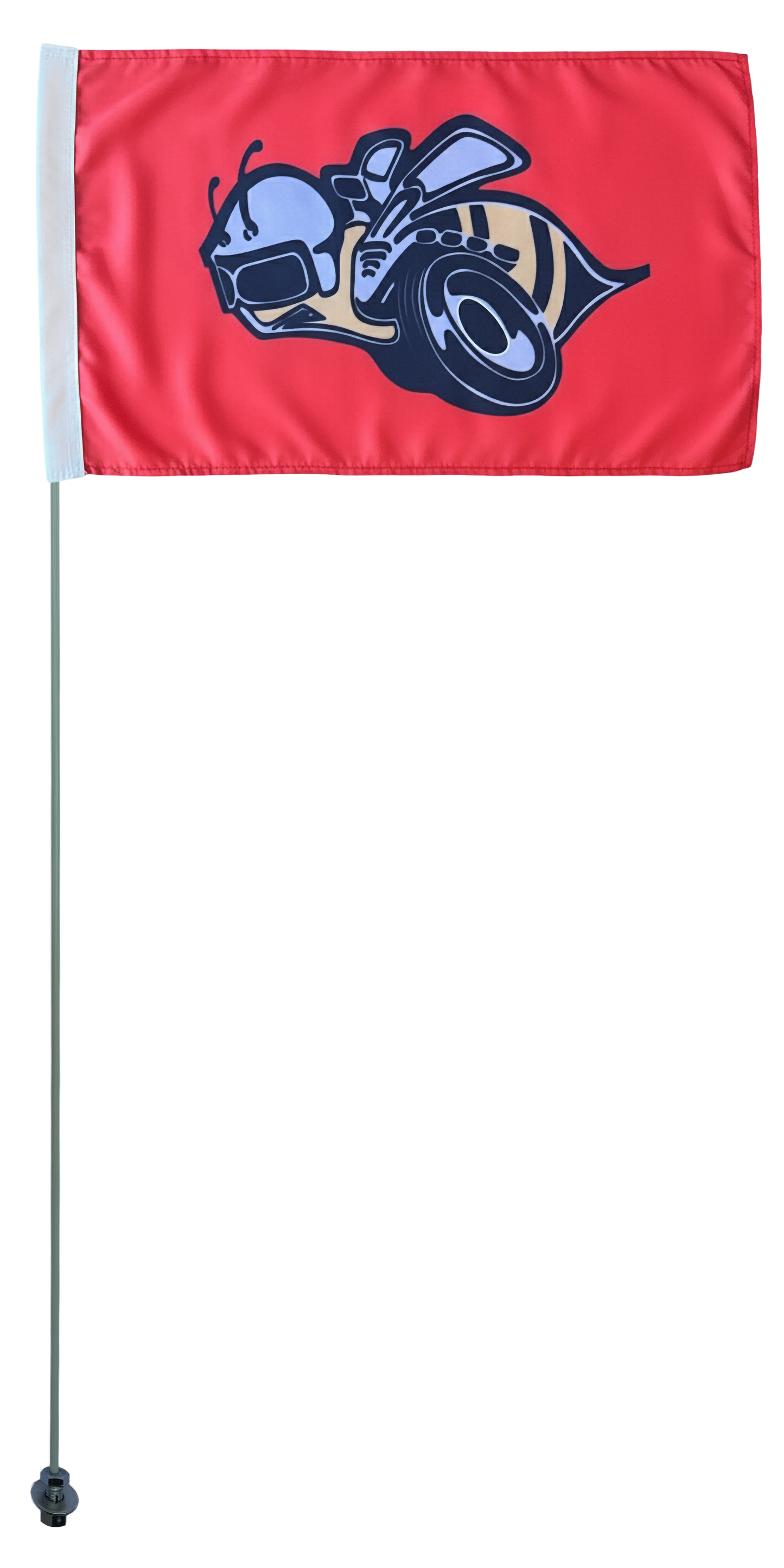 Bandera flexible de 6 pies Canam Can Am Maverick X3 Polaris Rzr Glamis Dunes Rumble Bee