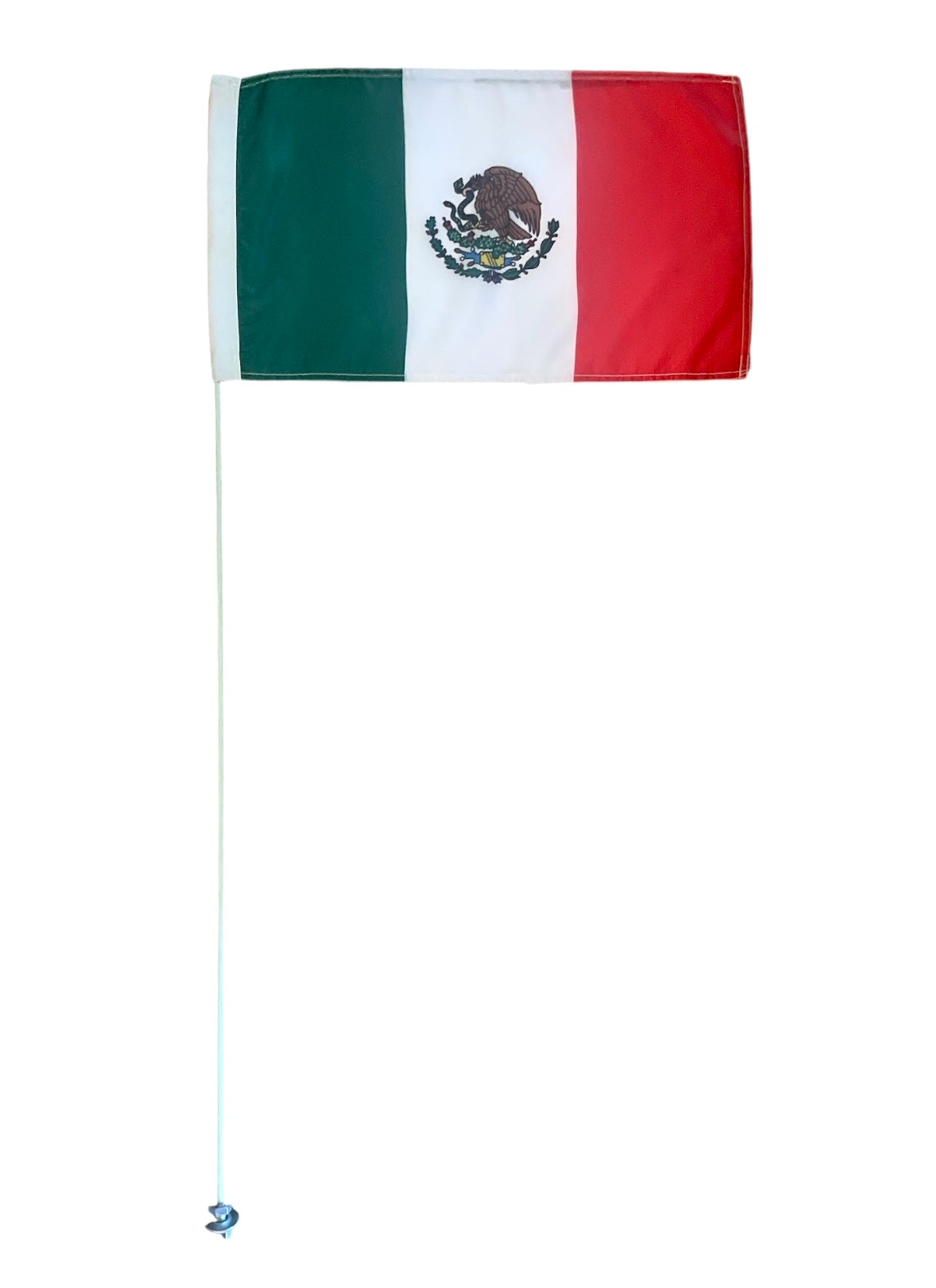 JLP 3.5 Ft Tall 1/4 In pole 19x12 Flag Whip Sand Road Sports Mexico