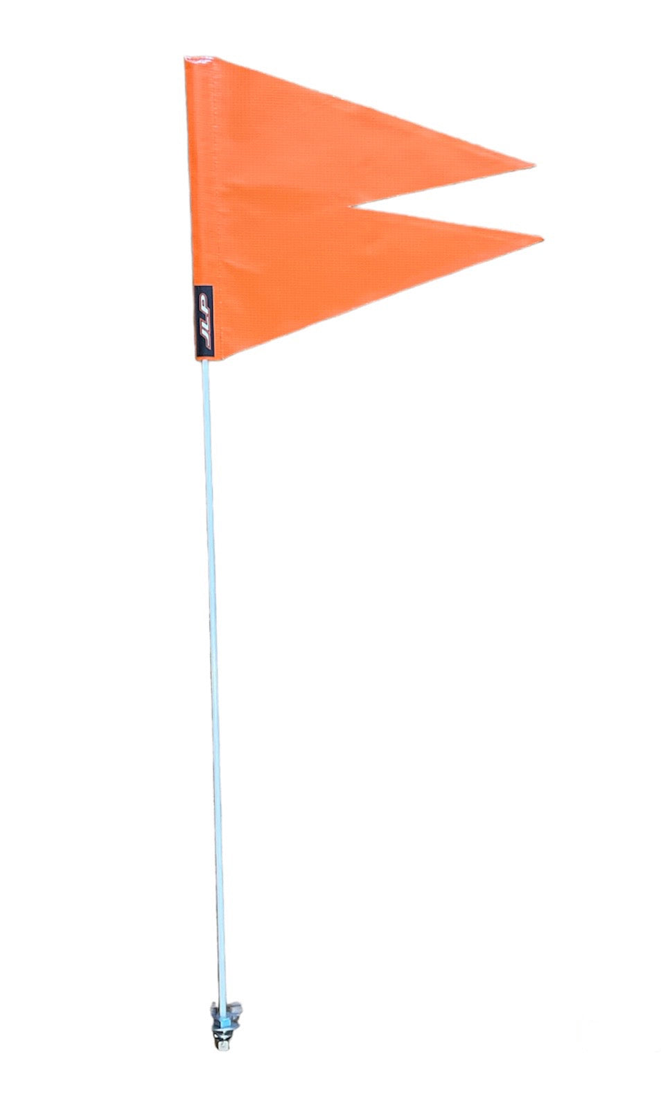 JLP 3.5 Ft Tall 1/4 In Pole 15x13 In Nylon Flag Whip Whip Off Road Mudding Desert Sport Safety Orange