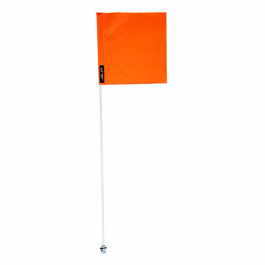 JLP 7 Ft Tall 5/16 12x12 Vinyl Flag Whip Heavy Duty ATV RZR Can-am Orange Square
